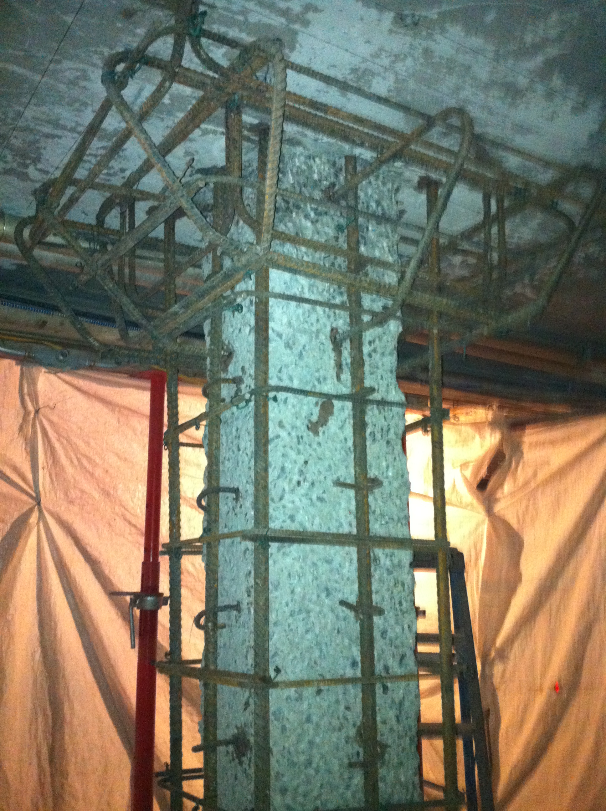 Column Reinforcement Installation