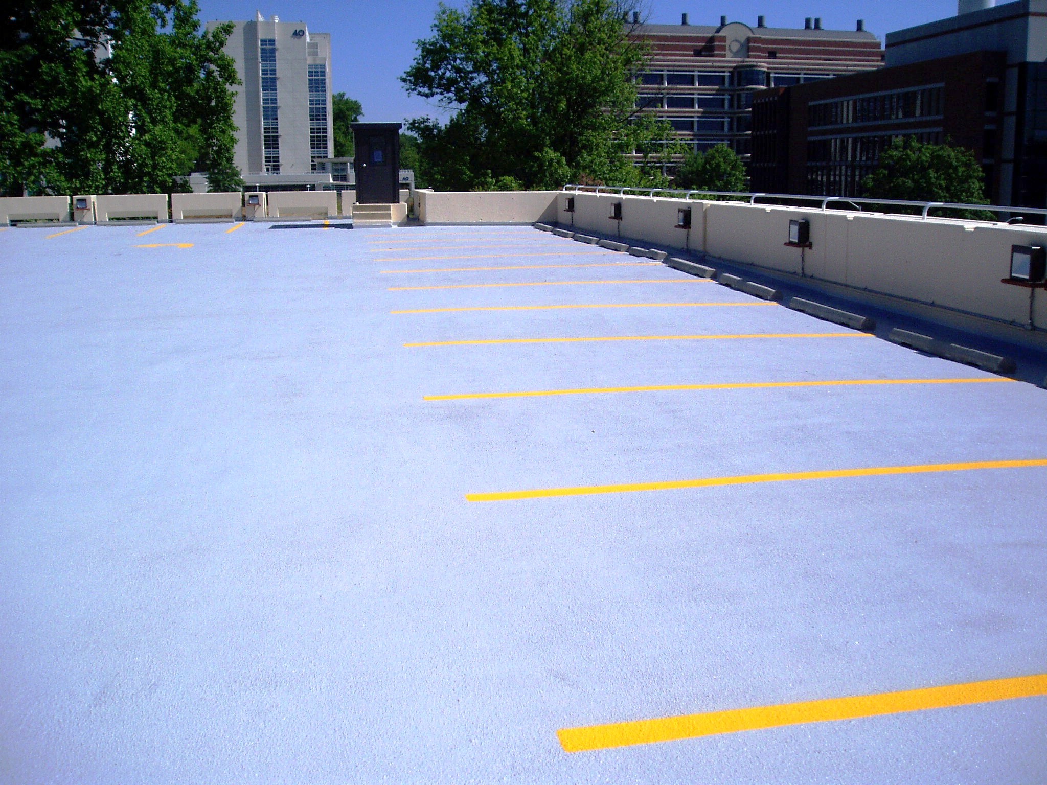 Rooftop Traffic Coating Project