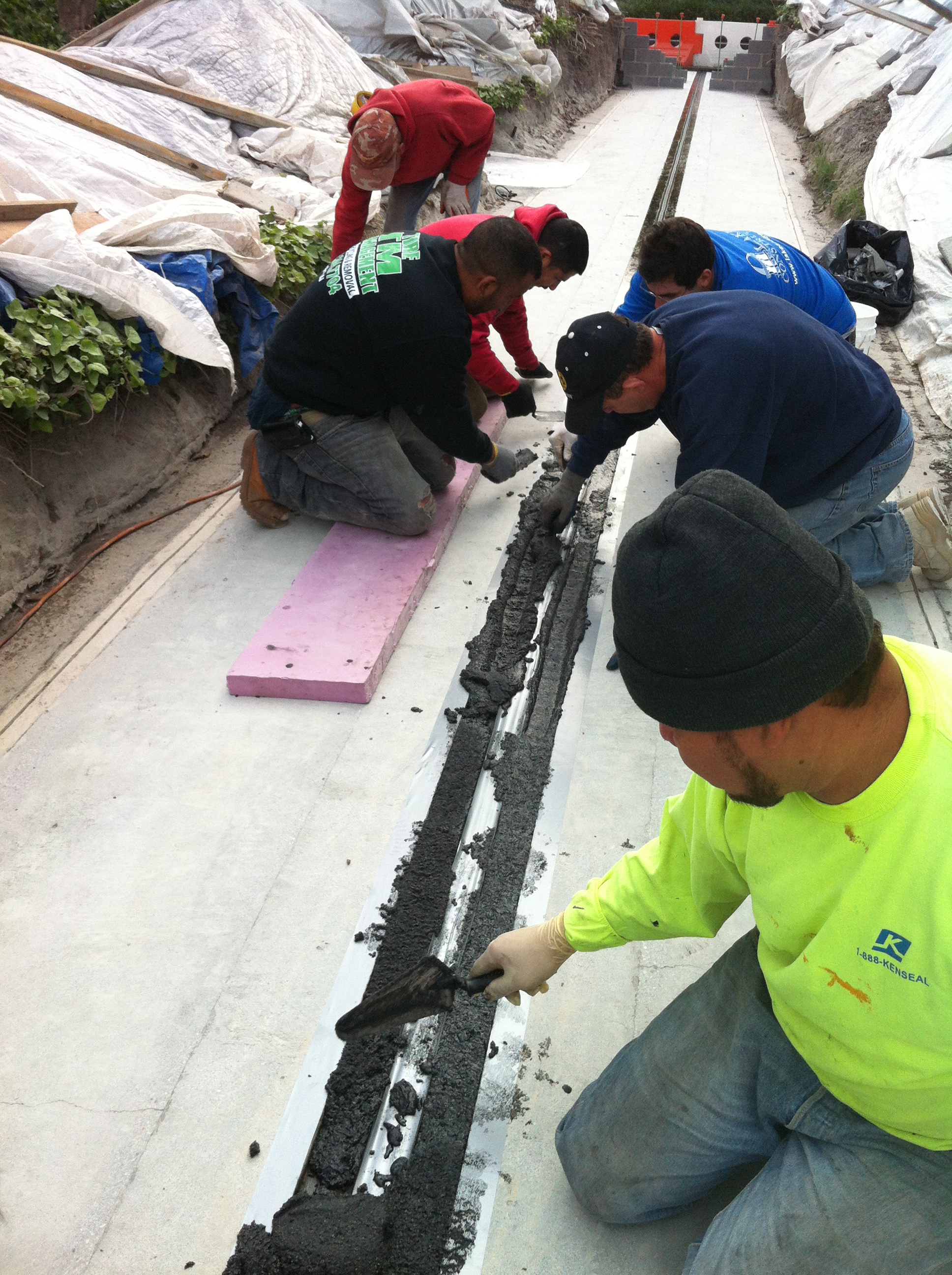 Team Installing Expansion Joints